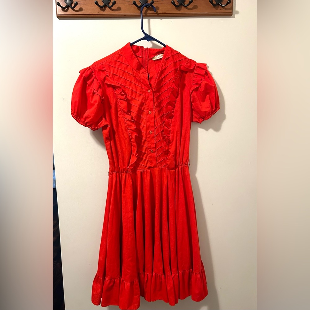 Vintage red dress
